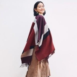 HP. Uniqlo 2Way Stole Colour Blocked Scarf